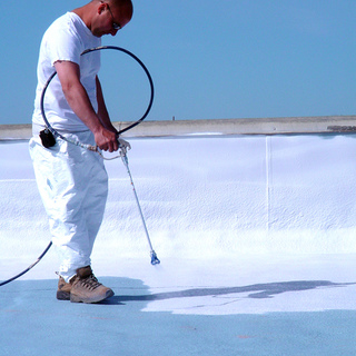 Coat foam surface with the appropriate elastomeric coating